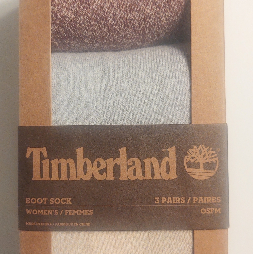 🎁Timberland Women's Boot Sock - 3 Pairs